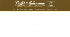 Desktop Screenshot of buffetmillennium.com.br
