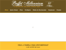 Tablet Screenshot of buffetmillennium.com.br